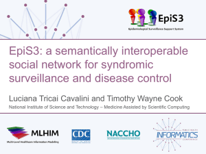 EpiS3: a semantically interoperable social network for syndromic