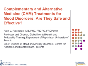 - Integration of Psychiatry into Primary Health Care