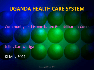 Health care system in Uganda