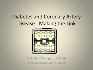 Of Coronary Artery Disease