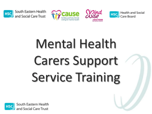 Carer Pilot Training - Business Services Organisation