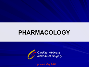 CWIC Module: Pharmacology presentation