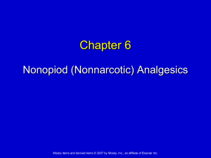 Nonopioid Analgesics