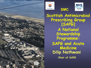 Presentation 1 Welome and overview SAPG Professor Dilip Nathwani