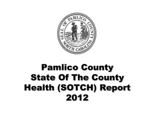 Pamlico County State Of The County Health (SOTCH) Report 2010
