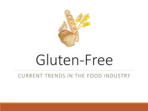 PowerPoint - Current Trends in the Food Industry: Gluten-Free