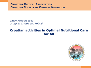 Plenary presentation - The European Nutrition for Health Alliance