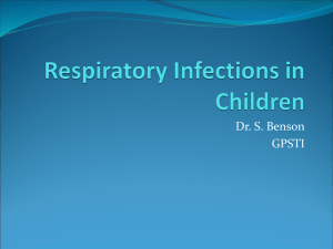 Childhood Respiratory Infections