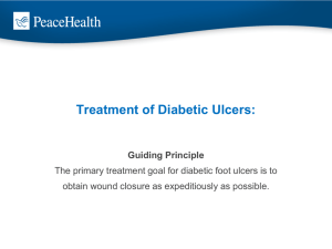 Treatment of Diabetic Ulcers