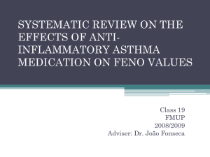 Systematic Review on the effects of asthma medication