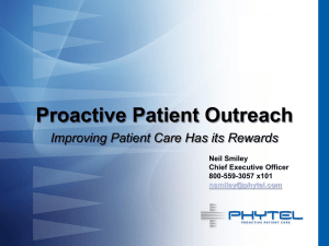 Proactive Patient Care