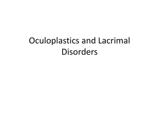 Lacrimal Disorders
