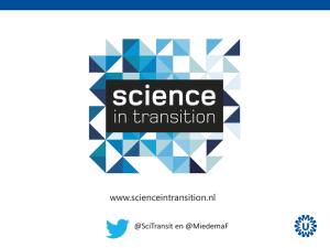 Dia 1 - Science in transition