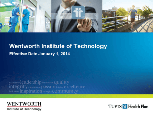 Tufts Presentation - Wentworth Institute of Technology