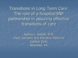 Transitions of Care through Active Discharge Planning