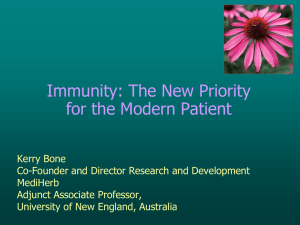 Immunity: The New Priority for the Modern Patient – Kerry Bone