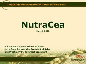 Unlocking The Nutritional Value Of Rice Bran