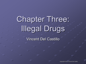 Chapter Three: Illegal Drugs