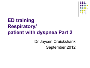 Respiratory/Patient with dyspnea - Part 2