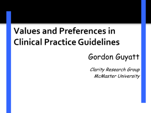 What are values and preferences?