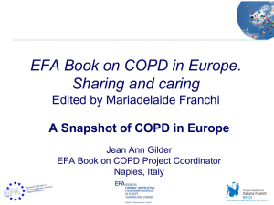 EFA Book on COPD in Europe – Sharing and caring Edited by