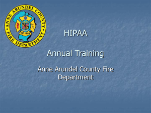 HIPAA Annual Training