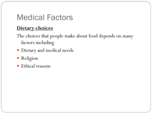 Medical Factors pages 16-19
