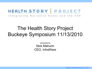 Presentation - Health Story