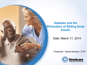 Derek Sanders Diabetes Presentation