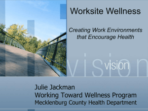 Fit City Worksite Wellness and Air Quality