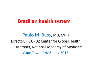 Brazilian health system - People`s Health Movement