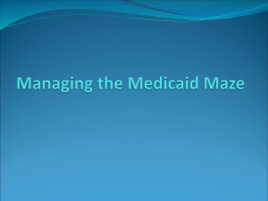 Managing the Medicaid Maze