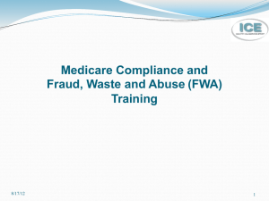 ICE Compliance FWA Training Presentation