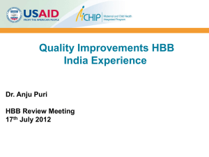 July 2012 HBB GDA Meeting - Puri