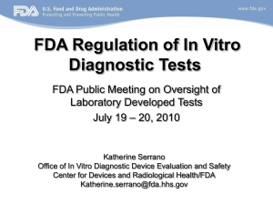 FDA Considerations