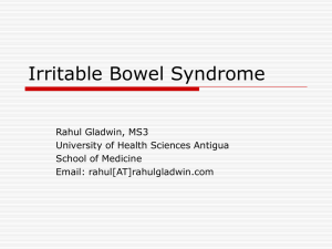 3. Irritable Bowel Syndrome