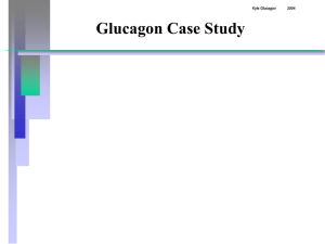 Glucagon Case Study - Telco House Bed & Breakfast