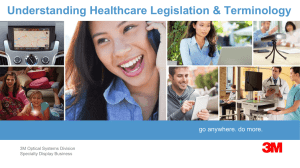 Understanding Healthcare Legislation & Terminology