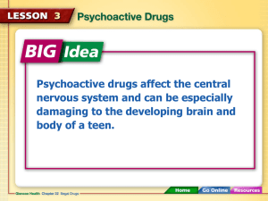 Psychoactive Drugs - Stamford High School