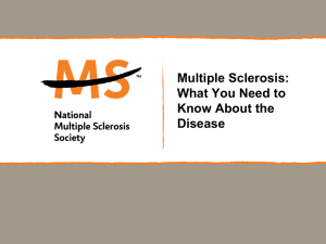 Disease Overview for Patients - National Multiple Sclerosis Society