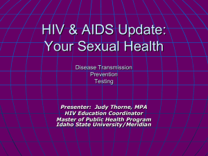 2010 High School HIV/AIDS PPT