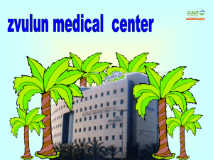 For ZVULUN Medical Center in Israel