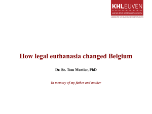 How legal euthanasia changed Belgium