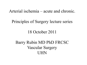 Arterial Ischemia Oct. 18