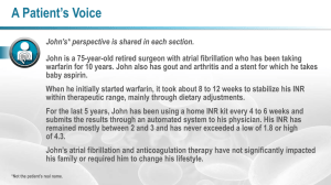 A Patient`s Voice John`s* perspective is shared in each