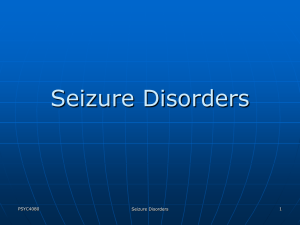 Seizure Disorders