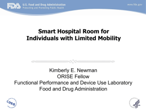 Smart Hospital Room for Individuals with Limited Mobility