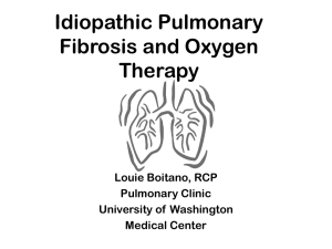 IPFandO2Therapy - Coalition for Pulmonary Fibrosis