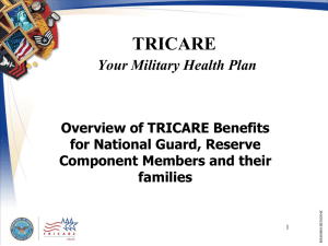 Welcome to TRICARE - Joint Services Support