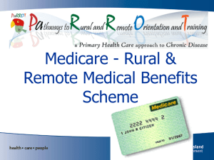 Medicare RRMBS - Queensland Health